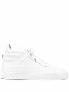 Leandro Lopes стеганые высокие кеды