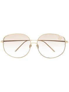 Linda Farrow солнцезащитные очки Marisa в квадратной оправе
