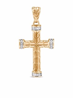 John Hardy подвеска Classic Chain из желтого золота с бриллиантами