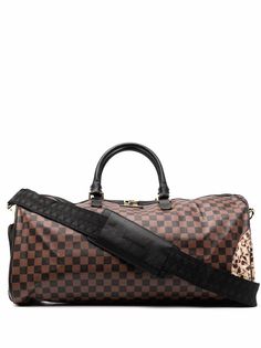 Sprayground дорожная сумка в клетку