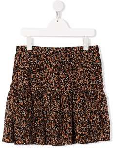 Scotch & Soda юбка мини с цветочным принтом