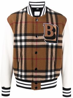 Burberry бомбер в клетку Vintage Check