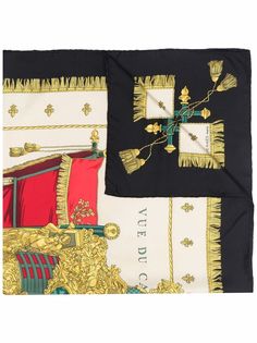 Hermès шелковый платок La Réale 1953-го года Hermes