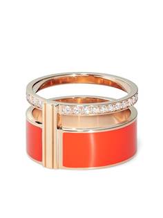 Repossi кольцо из розового золота с бриллиантами