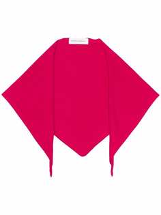 extreme cashmere трикотажный треугольный платок
