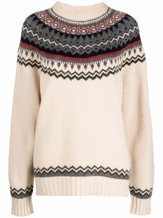 Junya Watanabe шерстяной джемпер Nordic