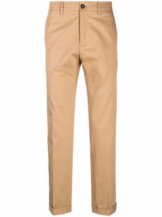 Golden Goose узкие брюки чинос со складками