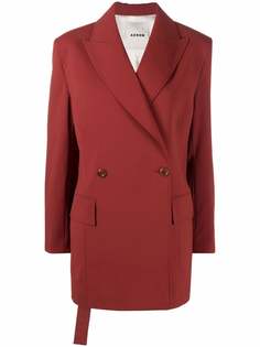 Aeron длинный двубортный блейзер