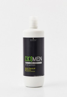 Шампунь Schwarzkopf Professional [3D]MEN, против перхоти, 1000 мл