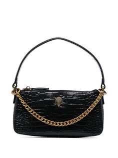 Kurt Geiger London кожаный клатч Shoreditch Pochette