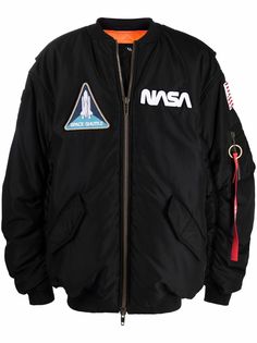 Balenciaga бомбер с нашивками NASA