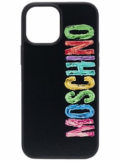 Moschino чехол для iPhone 12 Pro Max с логотипом