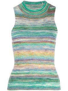 Paloma Wool трикотажный топ в полоску