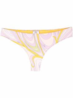 Emilio Pucci плавки бикини с принтом Onde