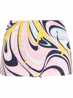 Emilio Pucci плавки бикини Onde с юбкой