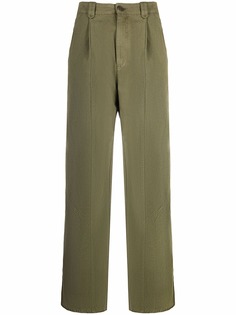 SANDRO прямые брюки с завышенной талией