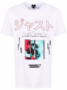 Just Cavalli футболка с логотипом