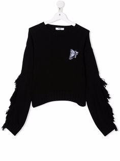 MSGM Kids джемпер с вышитым логотипом