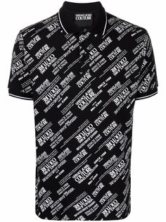 Versace Jeans Couture рубашка поло с логотипом