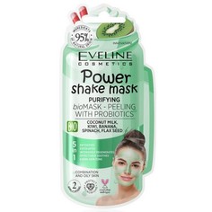 Eveline, Очищающая маска-пилинг для лица Power Shake, 10 мл