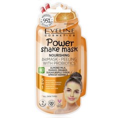 Eveline, Питательная маска-пилинг для лица Power Shake, 10 мл