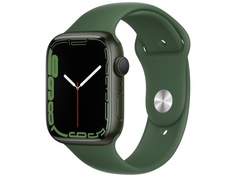 Умные часы APPLE Watch Series 7 45mm Green Aluminium Case with Clover Sport Band