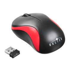 Мышь Oklick 605SW Black-Red