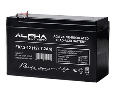 Аккумулятор LFA 12V 7.2Ah FB7.2-12 Alpha