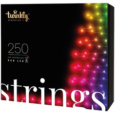 Умная гирлянда Twinkly Strings RGB 250 (TWS250STP-BEU)