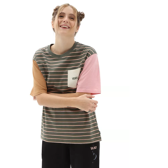 Футболки Футболка Wm Striped Pocket Vans