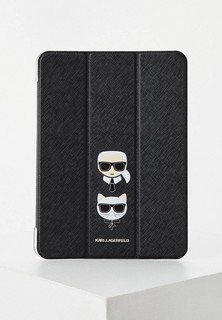 Чехол для iPad Karl Lagerfeld iPad Pro 11 (2021), PU Saffiano Karl & Choupette heads Folio Black