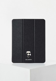 Чехол для iPad Karl Lagerfeld iPad Pro 12.9 (2021), PU Saffiano Ikonik Patch (metal) Folio Black