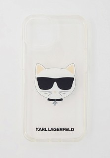 Чехол для iPhone Karl Lagerfeld 13, PC/TPU Choupette Transparent