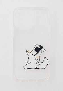 Чехол для iPhone Karl Lagerfeld 13 mini, PC/TPU Choupette Fun Transparent