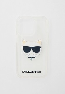 Чехол для iPhone Karl Lagerfeld 13 Pro, PC/TPU Choupette Transparent