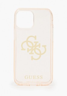 Чехол для iPhone Guess 13 mini, TPU 4G Big logo Hard Glitter Gold