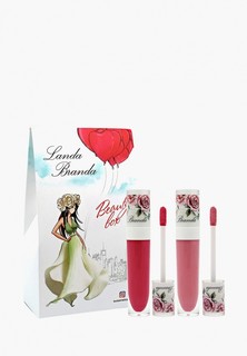 Набор для макияжа губ Landa Branda Подарочный: Жидкие матовые помады "Стойкость и матовость"