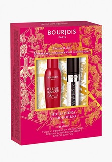 Набор для макияжа глаз Bourjois и губ Volume glamour oh, oui! + gloss fabuleux