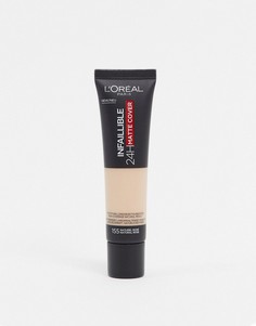 Матирующая тональная основа c SPF 18 LOreal Paris Infallible 24hr-Бежевый LOreal
