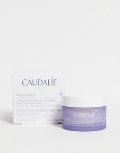 Ночной крем от пигментных пятен с гликолевой кислотой Caudalie Vinoperfect, 50 мл-Бесцветный