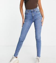 Моделирующие джинсы скинни синего цвета New Look Tall-Голубой