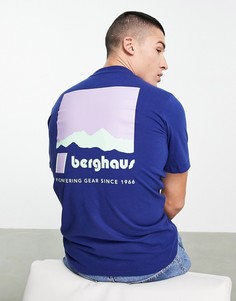 Темно-синяя футболка Berghaus Skyline Lhotse-Темно-синий