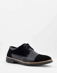 Черные туфли дерби на шнуровке Bolongaro Trevor-Черный цвет