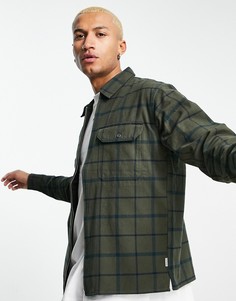 Зеленая клетчатая рубашка на молнии Carhartt WIP Lynn-Зеленый цвет