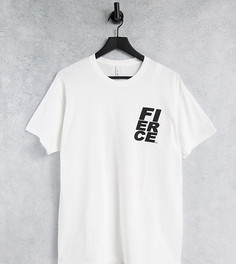 Белая футболка в стиле oversized с принтом "Flashback" ASYOU-Белый