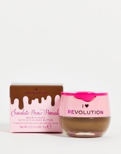 Помада для бровей I Heart Revolution – Chocolate Brow Pot-Brunette