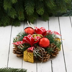 Подсвечник на одну свечу Зимнее волшебство