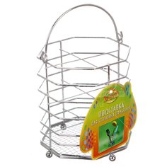 Подставка для столовых приборов, металл, хром, Мультидом, AN52-35