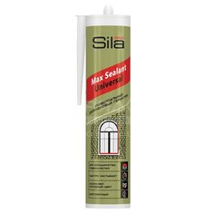 Герметик силиконовый, универсальный, SilaPro, Max Sealant, SSUCL0290, 290 мл, бесцветный