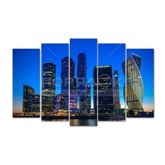 Картина модульная, 125х80 см, 5 модулей, X-313H/X-331H